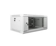 LANBERG Szafa instalacyjna wisząca 19'' 4U 600X450mm szara (drzwi szklane) WF01-6404-10S - 455386 - zdjęcie 3